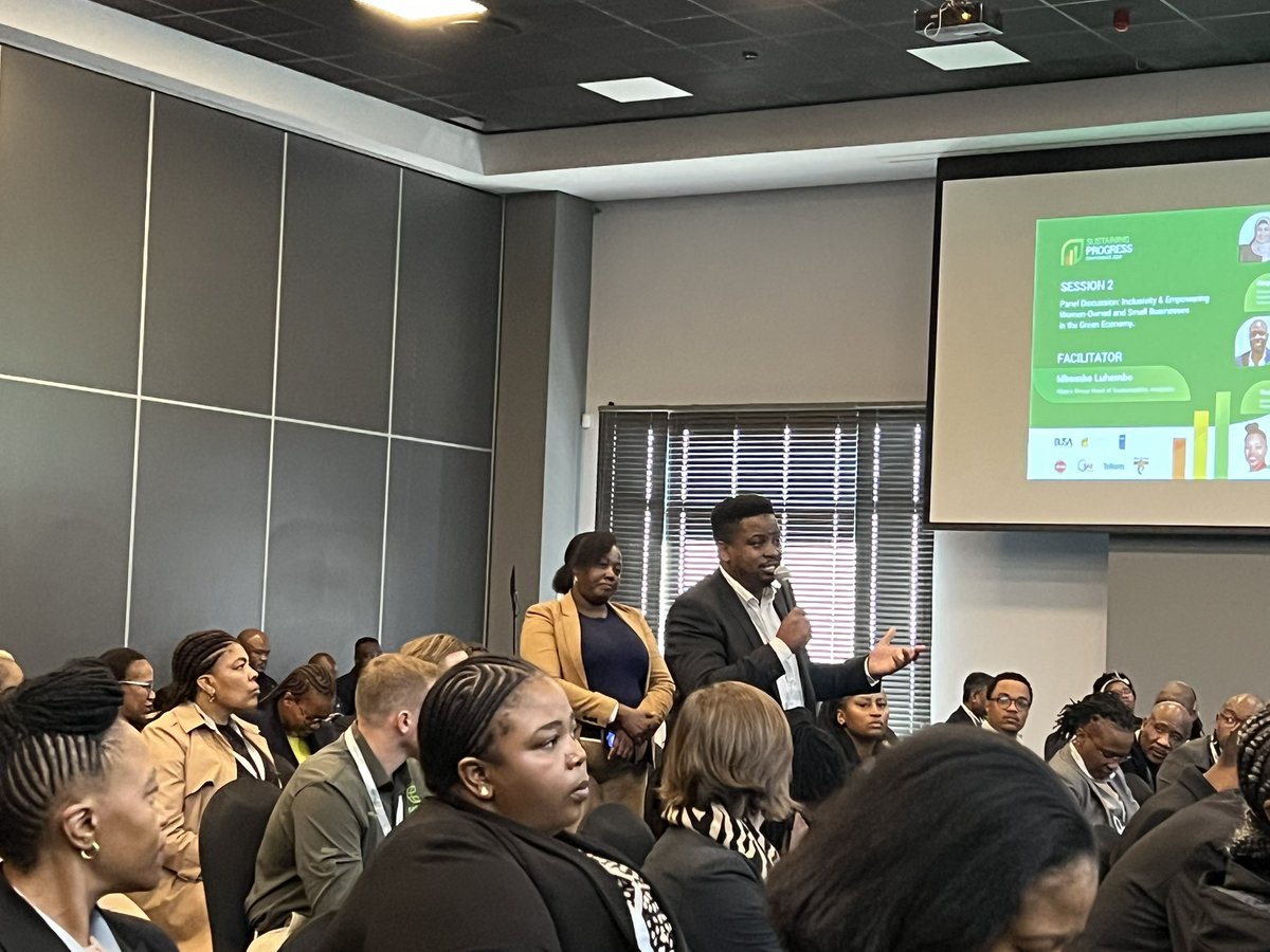 Agricultural Business Chamber of South Africa (@agbizsa) on Twitter photo Agbiz joined <a href="/BusinessUnitySA/">BusinessUnitySA</a> #SustainingProgress2025 to explore how SA’s COP goals can drive inclusive green growth.
From sustainable finance to SMME inclusion turning climate commitments into action is key.
#GreenEconomy #Sustainability #COP29 #COP16 #Agbiz Agbiz joined <a href="/BusinessUnitySA/">BusinessUnitySA</a> #SustainingProgress2025 to explore how SA’s COP goals can drive inclusive green growth.
From sustainable finance to SMME inclusion turning climate commitments into action is key.
#GreenEconomy #Sustainability #COP29 #COP16 #Agbiz