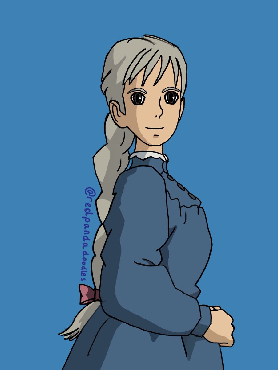 redpandadoodles's tweet image. Watched Howl&apos;s Moving Castle the other day and thought I&apos;d try drawing Sophie from the movie :)

#HowlsMovingCastle #studioghibli #ghibli #studioghibliart #ghiblimovies  #anime #animeart #art #artist #smallartists #digitalart #fanart #artmoots #procreateart #ArtistOnTwitter