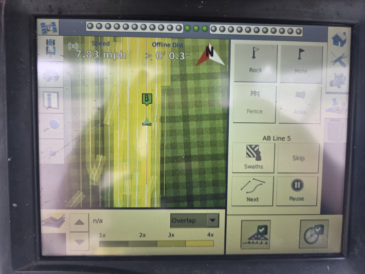 Gary_Taves's tweet image. Holding 0.3&quot; at 8 mph—goodbye, Magnum Weave! 👋
If your CNH Magnum drives like a drunken sailor, it&apos;s time to straighten things out.
Give us a call and get back on the straight and narrow!

@gpsontario #MagnumWeave #PrecisionFarming #StraightLineSuccess
