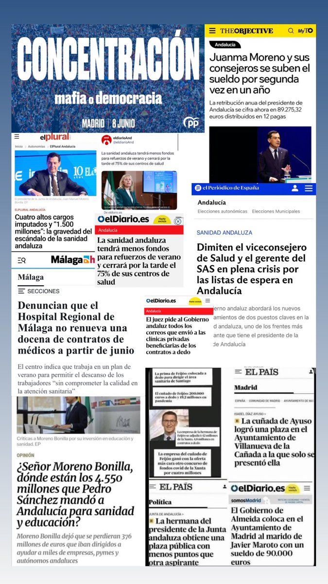 Es normal que se insista tanto en elegir entre ‘MAFIA Y DEMOCRACIA’. Solo hay que ver el intenso lawfare en elegir que estamos inmersos y todo lo que rodea al Partido Popular, Feijóo, Ayuso, Juanma Moreno o Mazón.