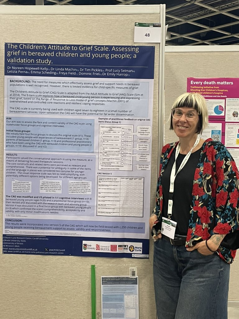 Stephanie Sivell (@stephsivell) on Twitter photo #EAPC2025 👀Noreen Hopewell-Kelly <a href="/MCPCRCCardiff/">Marie Curie Research Centre, Cardiff</a> poster about a validation study on the Children’s Attitude to Grief Scale in the poster hall. <a href="/MarieCurieEOLC/">Marie Curie EOLC</a> <a href="/EmilyHarrop10/">Emily Harrop</a> <a href="/Lucy_Selman/">Lucy Selman</a> <a href="/DPMRes/">DPM</a> <a href="/CUmedicengage/">Cardiff University School of Medicine</a> <a href="/cardiffuni/">Cardiff University</a> <a href="/BristolUni/">University of Bristol</a> <a href="/KeeleUniversity/">Keele University 🐿️</a> <a href="/winstonswish/">Winston's Wish</a> #EAPC2025 👀Noreen Hopewell-Kelly <a href="/MCPCRCCardiff/">Marie Curie Research Centre, Cardiff</a> poster about a validation study on the Children’s Attitude to Grief Scale in the poster hall. <a href="/MarieCurieEOLC/">Marie Curie EOLC</a> <a href="/EmilyHarrop10/">Emily Harrop</a> <a href="/Lucy_Selman/">Lucy Selman</a> <a href="/DPMRes/">DPM</a> <a href="/CUmedicengage/">Cardiff University School of Medicine</a> <a href="/cardiffuni/">Cardiff University</a> <a href="/BristolUni/">University of Bristol</a> <a href="/KeeleUniversity/">Keele University 🐿️</a> <a href="/winstonswish/">Winston's Wish</a>