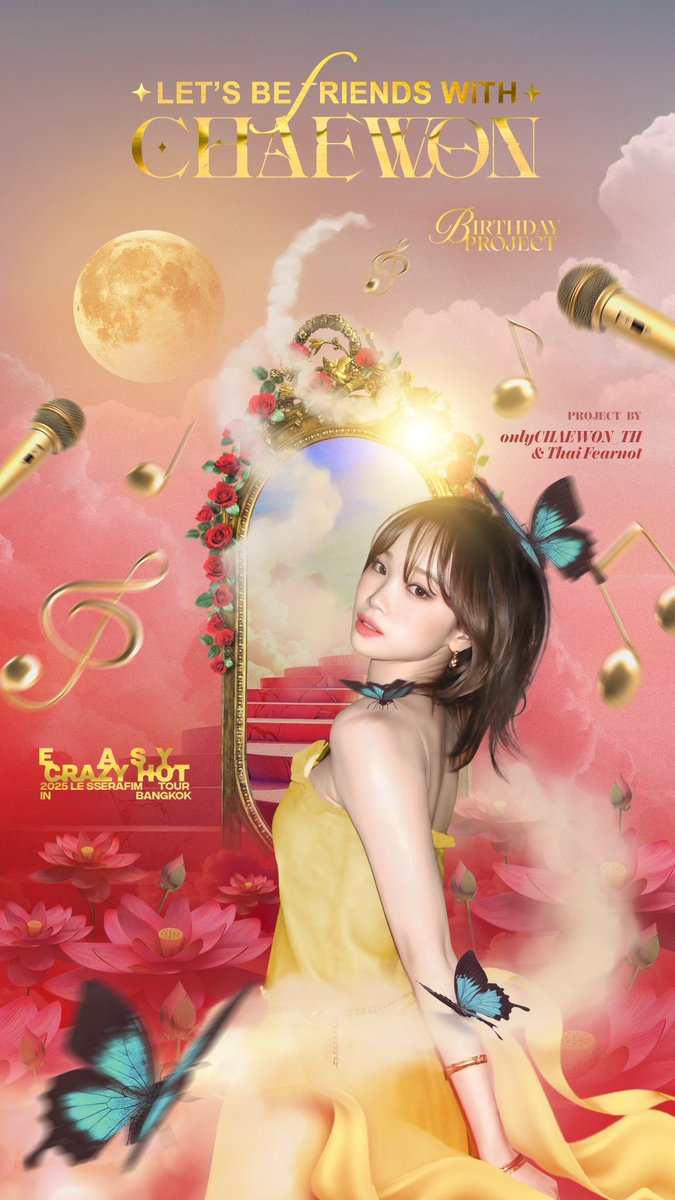 onlyCHAEWON_TH's tweet image. ᨦ̈^ྀི𝑳𝒆𝒕𝒔𝑩𝒆𝑭𝒓𝒊𝒆𝒏𝒅𝒔𝑾𝒊𝒕𝒉𝑪𝒉𝒂𝒆𝒘𝒐𝒏 𓈒𐬏

☘️ รายละเอียดการสนับสนุนโปรเจคของน้องแชวอน 𓏔 

♡⃘ིྀ 𝖻𝗂𝗋𝗍𝗁𝖽𝖺𝗒 𝗉𝗋𝗈𝗃𝖾𝖼𝗍 &amp;amp;  #EASY_CRAZY_HOT_IN_BANGKOK  ⁺⋆.˚

#김채원 #KIMCHAEWON #르세라핌  
#LE_SSERAFIM…