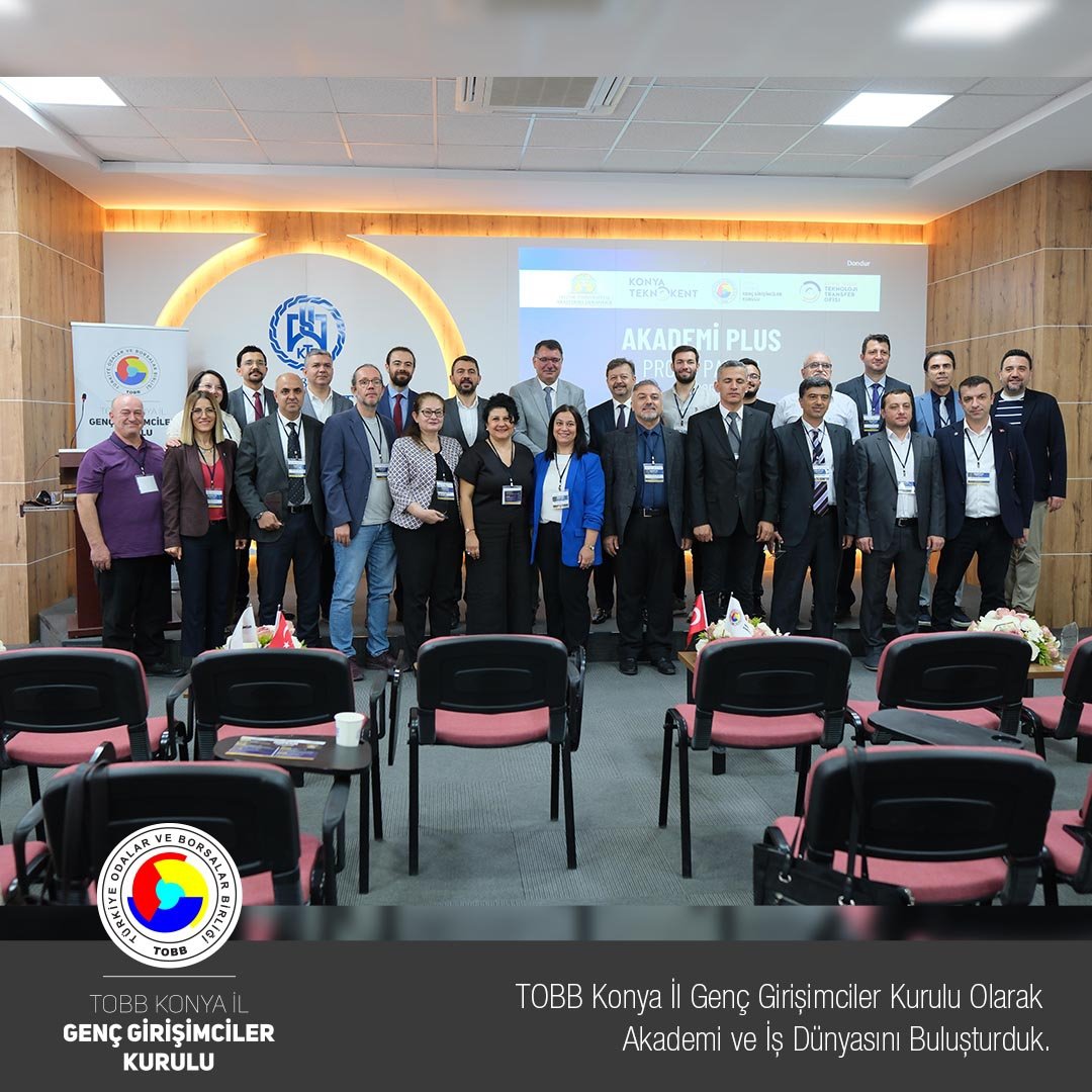 TOBB Konya İl Genç Girişimciler Kurulu Olarak, 
Akademi ve İş Dünyasını Buluşturduk.

Akademi ve iş dünyasını Konya’da buluşturan “AKADEMİ PLUS PROJE PAZARI 2025” KTOTEK Konferans Salonu’nda gerçekleştirildi.