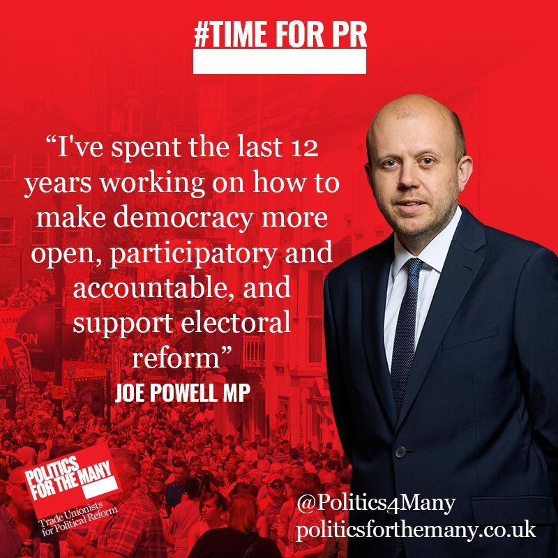We cannot build the fairer society we need on the broken foundations of Parliament as it is. Let's make workers' votes count. 
politicsforthemany.co.uk/?utm_campaign=…