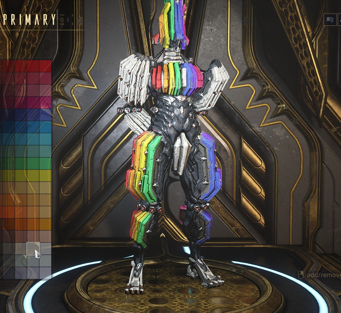 and remade him in photoshop... pieced together from 8 screenshots #warframe