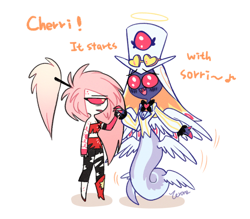 「:Seriously? #HazbinHotel #CherriSnake」|零壹🦈のイラスト