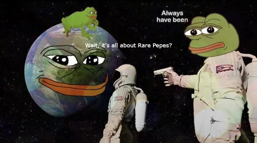 <a href="/pepe__wtf/">pepe.wtf</a> <a href="/opensea/">OpenSea</a> Wait, it's all about Rare Pepes?