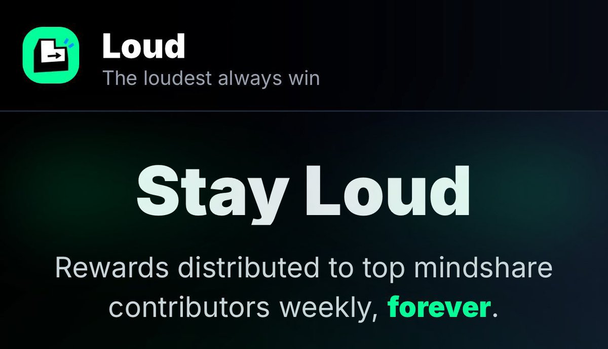 Gm to everyone bullish on <a href="/stayloudio/">Loud!</a>