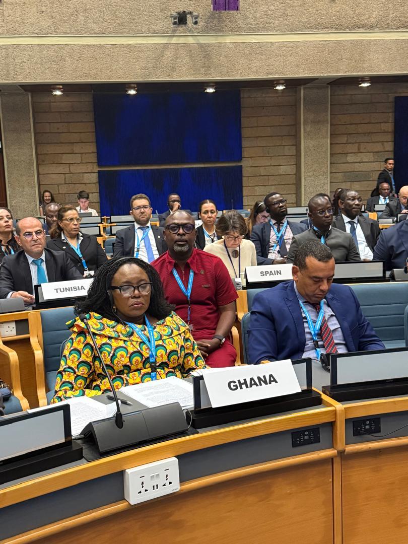 mlgcragh's tweet image. “We are not only localising the SDGs—we are living them.”
Hon. Rita Naa Odoley Sowah speaks for Ghana at #UNHabitatAssembly, showcasing national strategies &amp;amp; smart urban solutions.
#GhanaSDGs #LocalizingSDGs #MLGCRA #SmartCities #UNHabitat