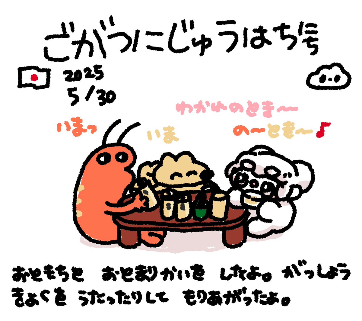 にっきさぼったいむファンファンファン #おもちにっき 