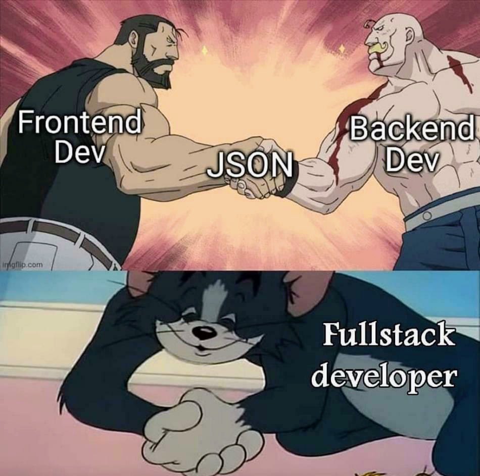 JSON holds it all together 🤝😁