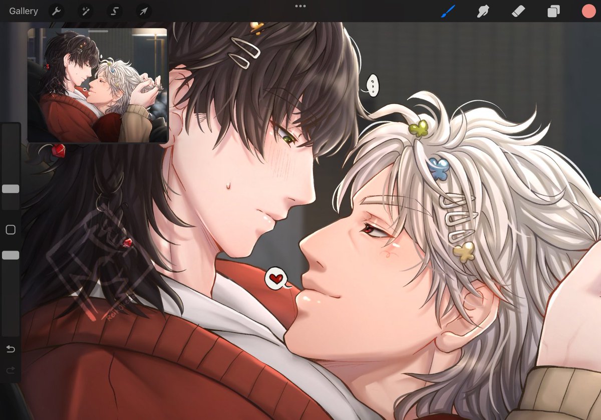 ❄️🦋 x 🐦‍⬛🦋

Hair decorating time! This Dopamine rush accessories are just so cute!

#LoveandDeepspace #loveanddeepspacefanart #恋与深空  #恋と深空  #러브앤딥스페이스 #Zayne #Sylus #snowcrow