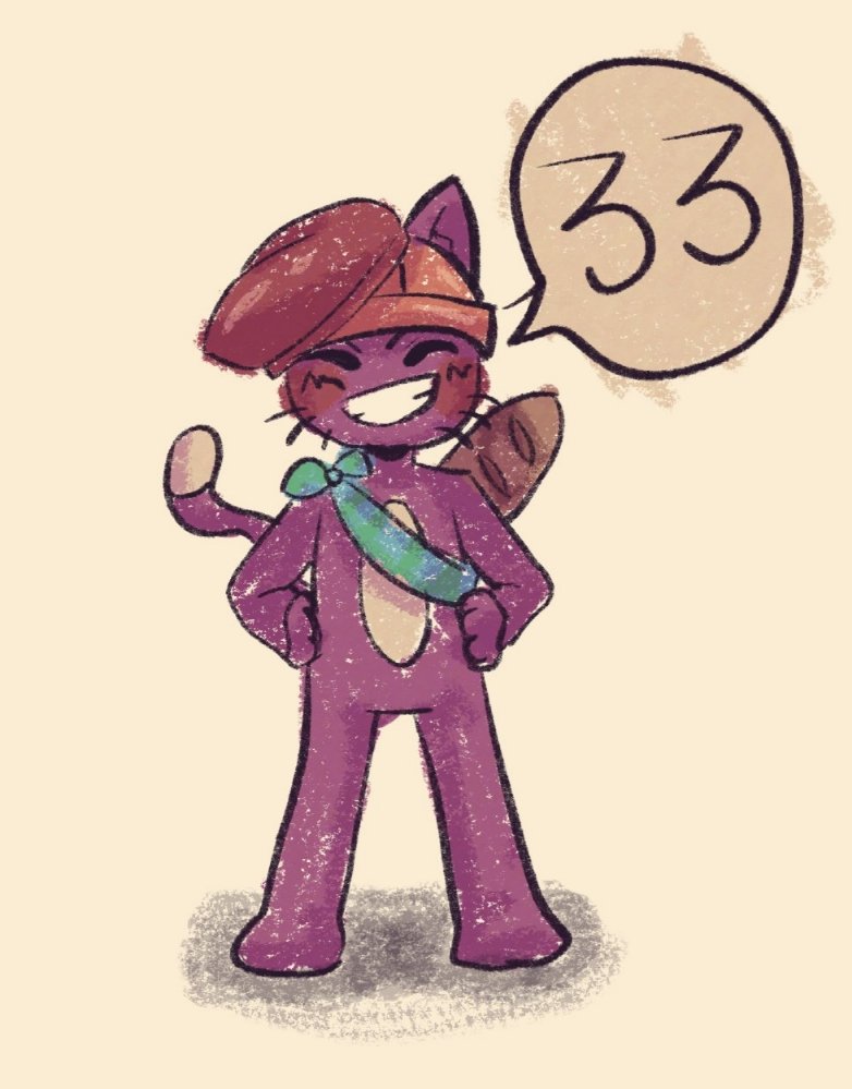 Since Clair Obscur: Expedition 33 ❤️ is being a super success, and Kity also wants his little game to be amazing😻, he has made the decision to be French from now on. Oh la la ! Voulez-vous une baguette?🇫🇷🇫🇷🥖🥖🥐🥐