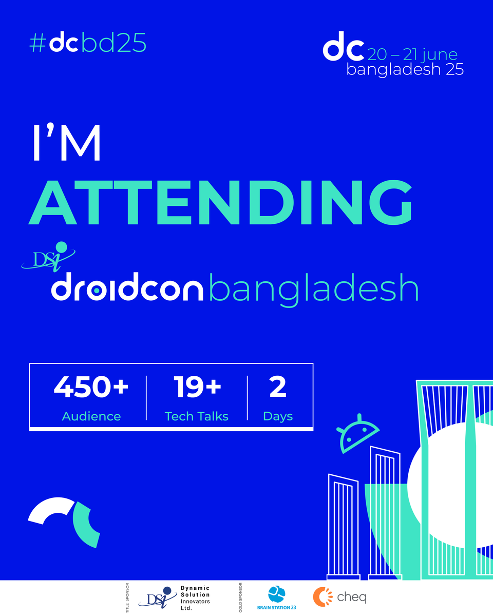 mozrobin's tweet photo. I am attending @droidconBD 2025 - The largest Android Developer Conference in Bangladesh !!
#droidconBD25 #dcBD25 #droidconBangladesh #Android #MobileApp #Kotlin #TechConference #AndroidDeveloper https://t.co/f1kI2Xg8Zg