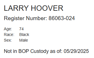 After decades in solitary confinement, former Chicago gang boss Larry Hoover is gone from the country's high-security "supermax" federal prison in Colorado.

chicagotribune.com/2025/05/29/lar…