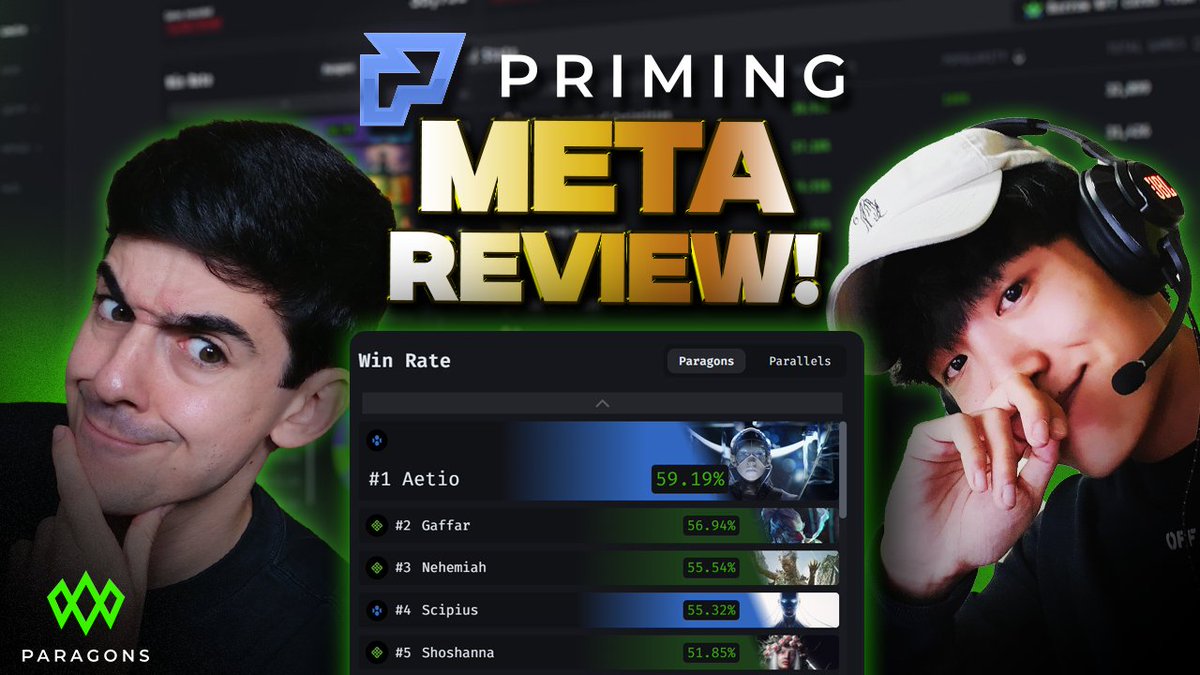 Today's meta review is a banger!

Quinto sits down with top Parallel grinder <a href="/LambySeriesGG/">Wesley Seek</a>🤯to break down the post-Shotgun meta. 

Are Aetio and Gaffar really OP now? Is Scipi ruining the meta again? How to climb? All answers are here, powered by <a href="/priming_xyz/">Priming</a>.