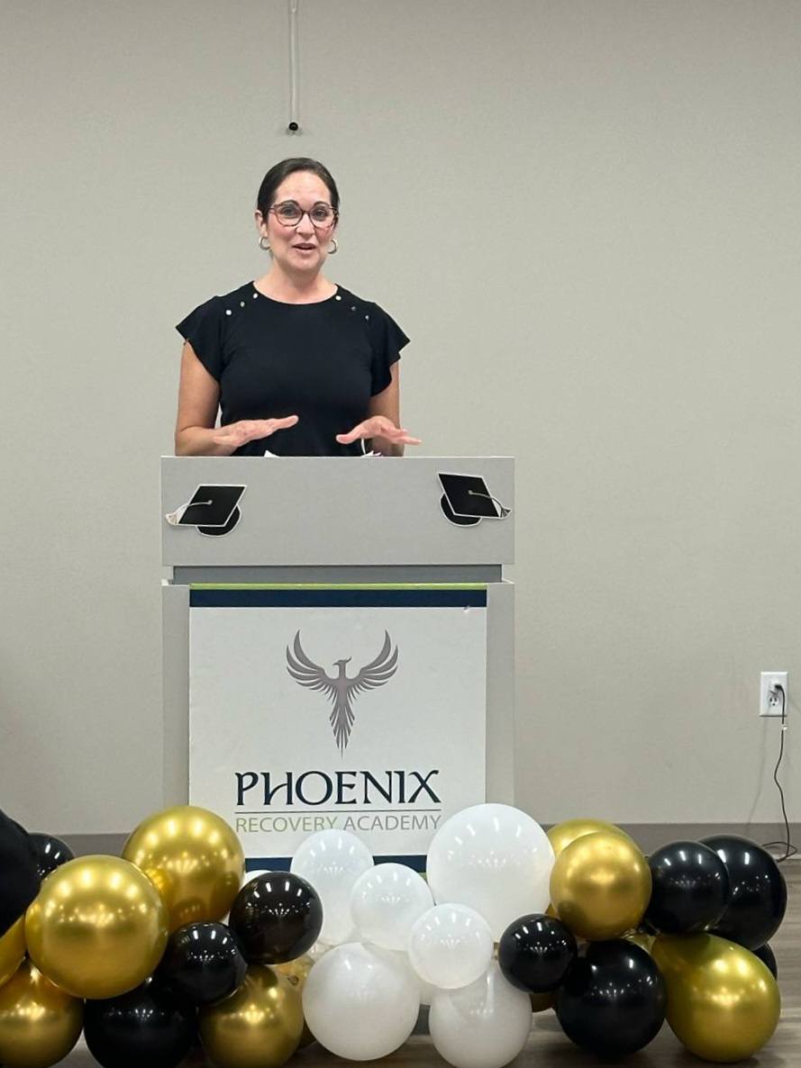 Yesterday, I had the privilege of serving as the commencement speaker at Phoenix Recovery Academy’s graduation ceremony. We celebrated 3 amazing young ladies who have achieved far more than academic success; they walked a brave path of recovery, resilience, and personal growth.