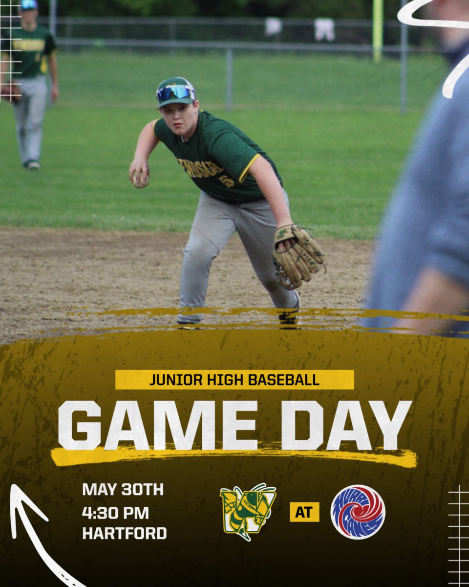 GAMEDAY: JH Baseball travels to Hartford to take on the Hurricanes at 4:00pm. #swarmasone #gojacks