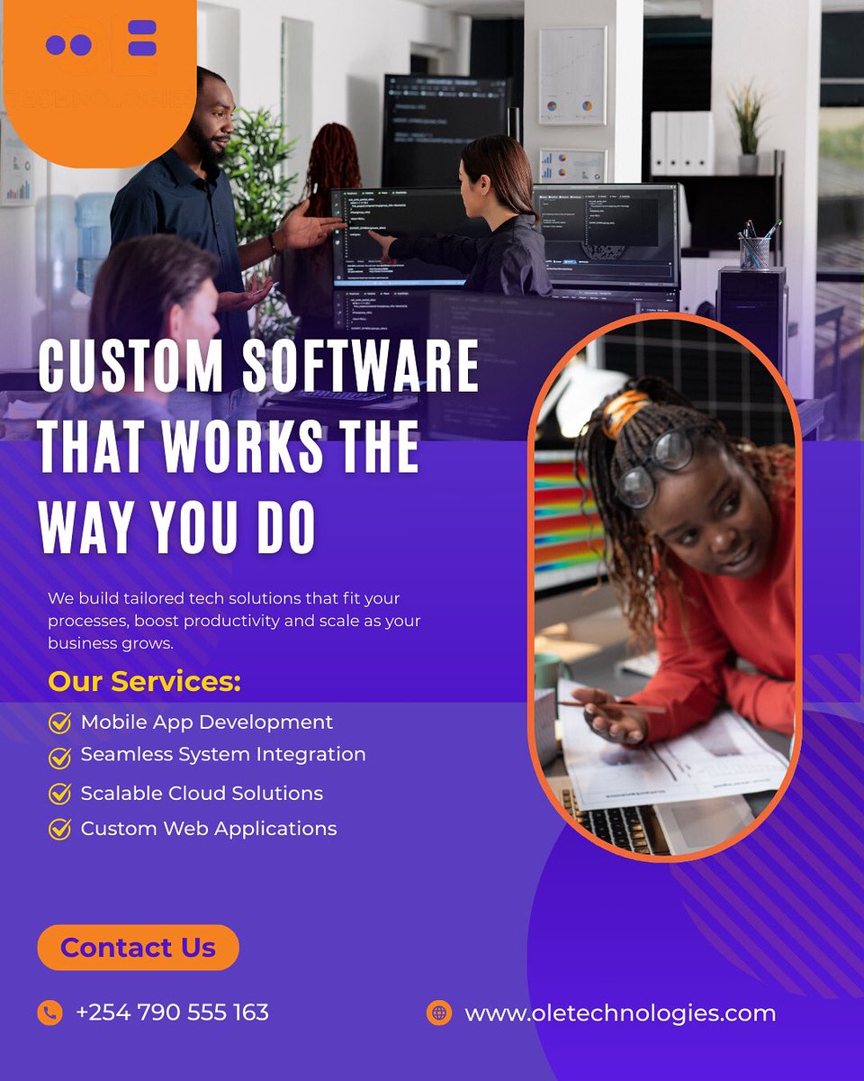 Your business is unique, your software should be too. At Ole Technologies, we craft tailor-made solutions built exactly around your needs.

Unlock new possibilities that streamline operations and drive innovations to thrie in a digital-first world.

Let’s innovate together!

📞