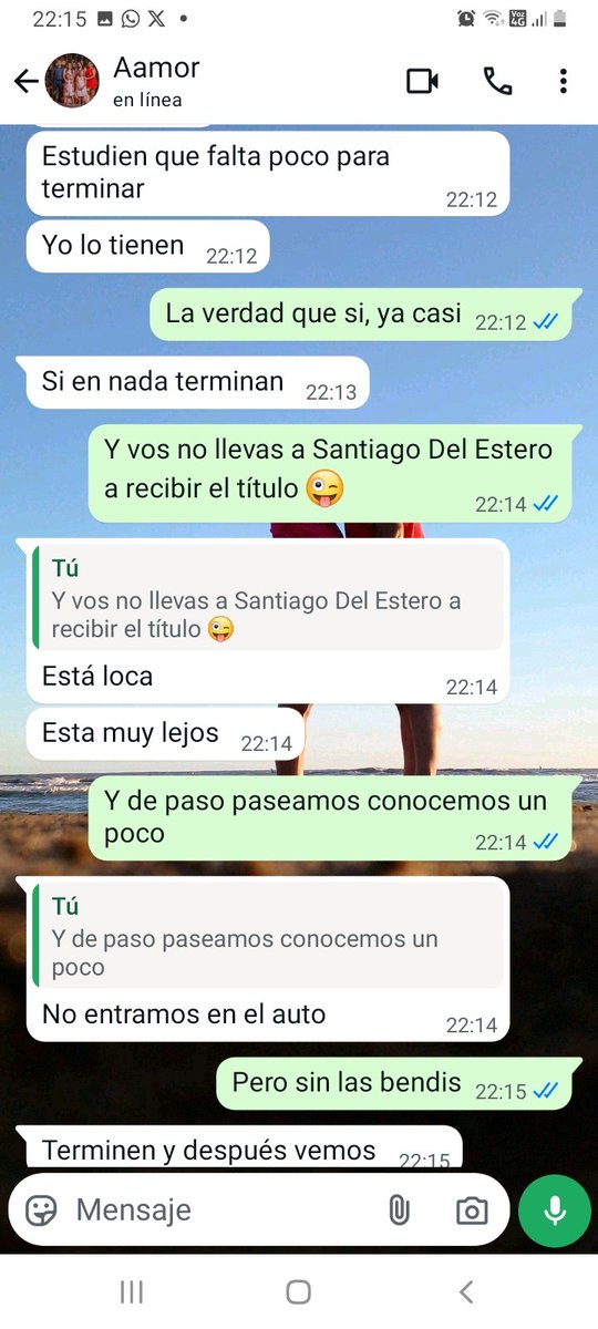 Discutimos, si
Disfrutamos, también 
Reímos, mucho más 
Pero sobre todo nos apoyamos.
Última materia de la licenciatura y Matías, no sólo me alienta a mi sino q a mi amiga también. No hay clave, no hay secreto. Sólo saber disfrutar el momento