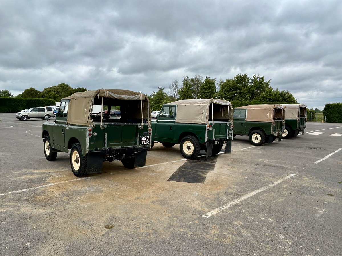 And if you wonder where all the classic Land Rovers are, they’re at Goodwood