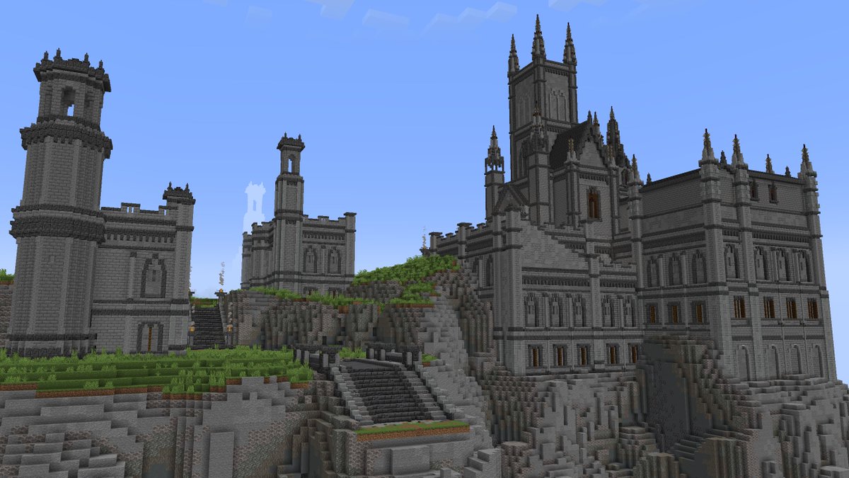 afroforge's tweet image. Castle Ensis #Minecraftbuilds #ELDENRING