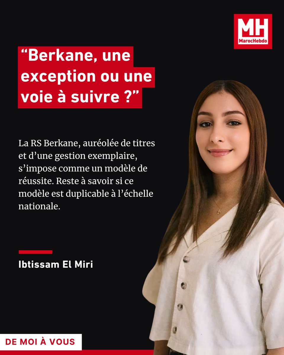 marochebdo's tweet photo. La RS Berkane, auréolée de titres et d’une gestion exemplaire, s’impose comme un modèle de réussite. Reste à savoir si ce modèle est duplicable à l’échelle nationale.
➡ https://t.co/PpHFwFJ3MU
#RSBerkane #ModèleRéussi #FootballMarocain #Formation #Professionnalisation https://t.co/fY0OqANLKc