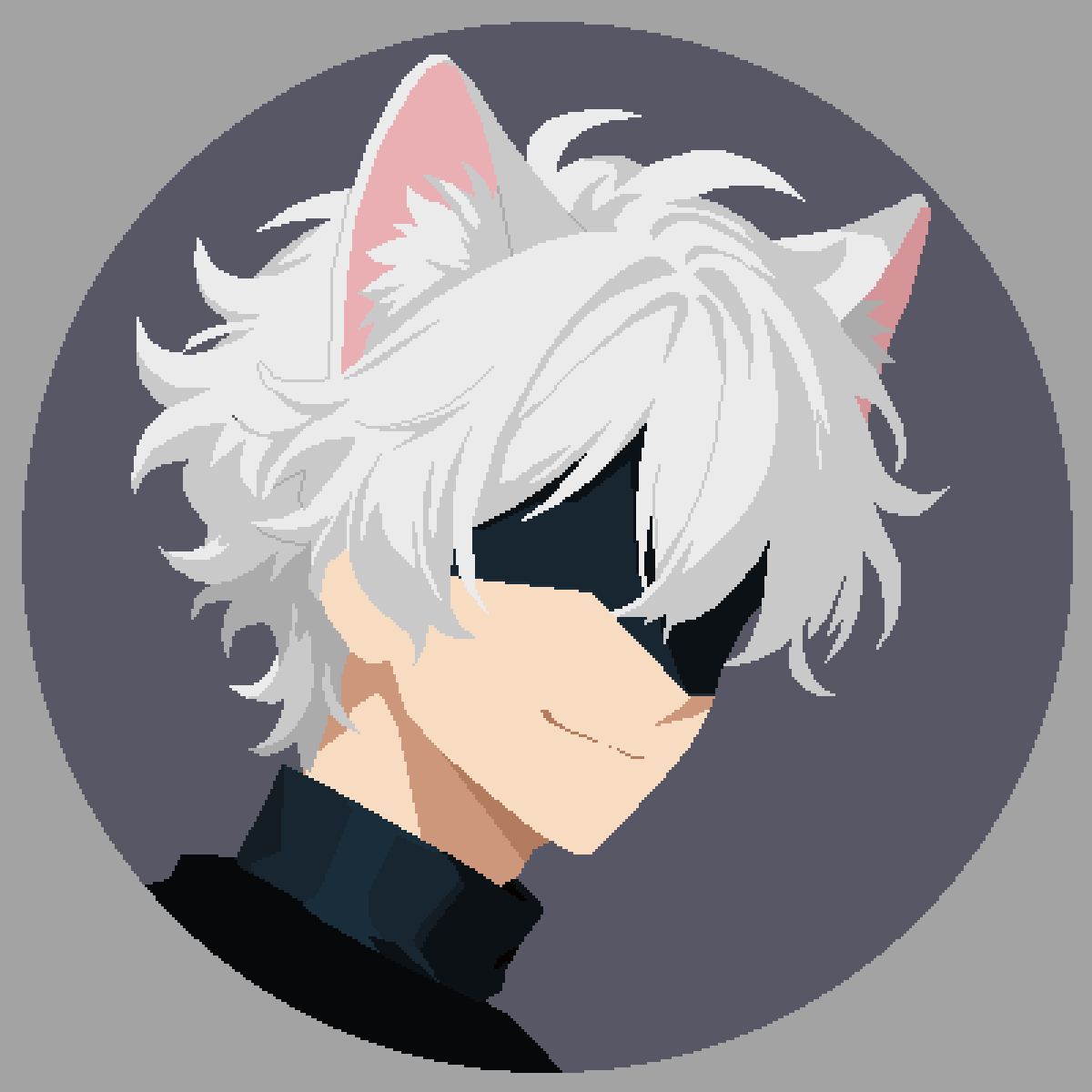 UArchus's tweet photo. Deadass, Catboy Gojo fr.
Focused on making the hair nice on this one and slapped some random shading to fill space. https://t.co/QqwCO9VKa7
