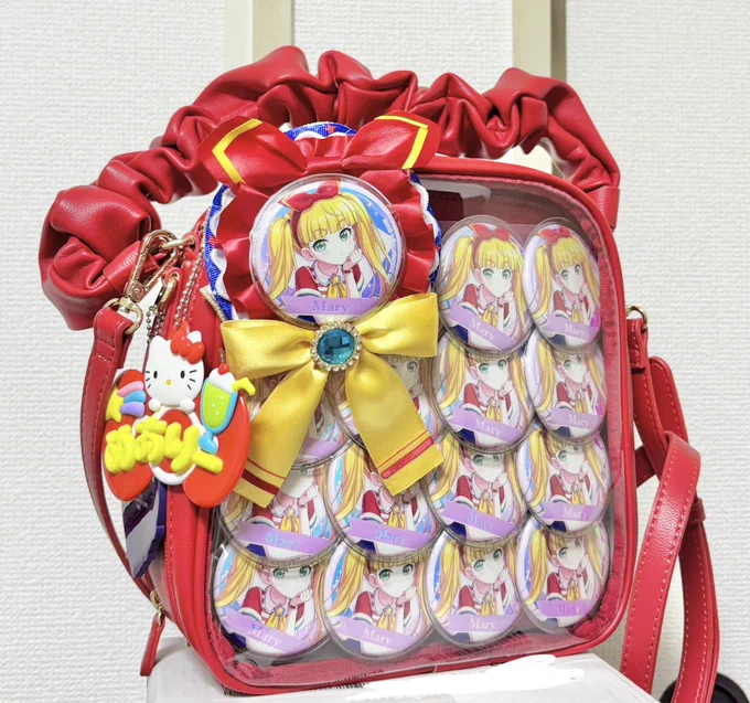 メアリーの痛バ組んだけど可愛すぎてレギュ違反なる可能性ある 終わった