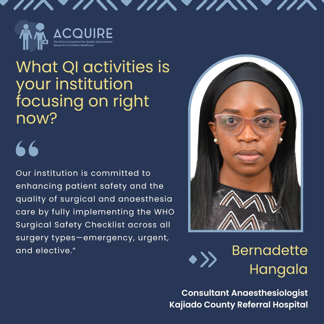 This week’s QI spotlight is on Bernadette Hangala ! 🌟 Thank you for your passion and commitment at Kajiado County Referral Hospital.#QIChampion