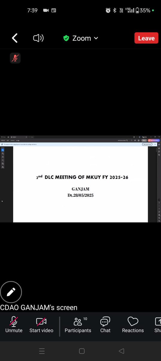DIPA Ganjam (@dipa_ganjam) on Twitter photo The DIPA team #Ganjam attended the DLC meeting #MKUY under the Chairmanship of the Collector & DM, Ganjam through the virtual mode along with the line officials.<a href="/InvestInOdisha/">Invest Odisha</a> <a href="/dipaops/">Dipa HO</a> <a href="/Ganjam_Admin/">Collector & District Magistrate, Ganjam</a> The DIPA team #Ganjam attended the DLC meeting #MKUY under the Chairmanship of the Collector & DM, Ganjam through the virtual mode along with the line officials.<a href="/InvestInOdisha/">Invest Odisha</a> <a href="/dipaops/">Dipa HO</a> <a href="/Ganjam_Admin/">Collector & District Magistrate, Ganjam</a>
