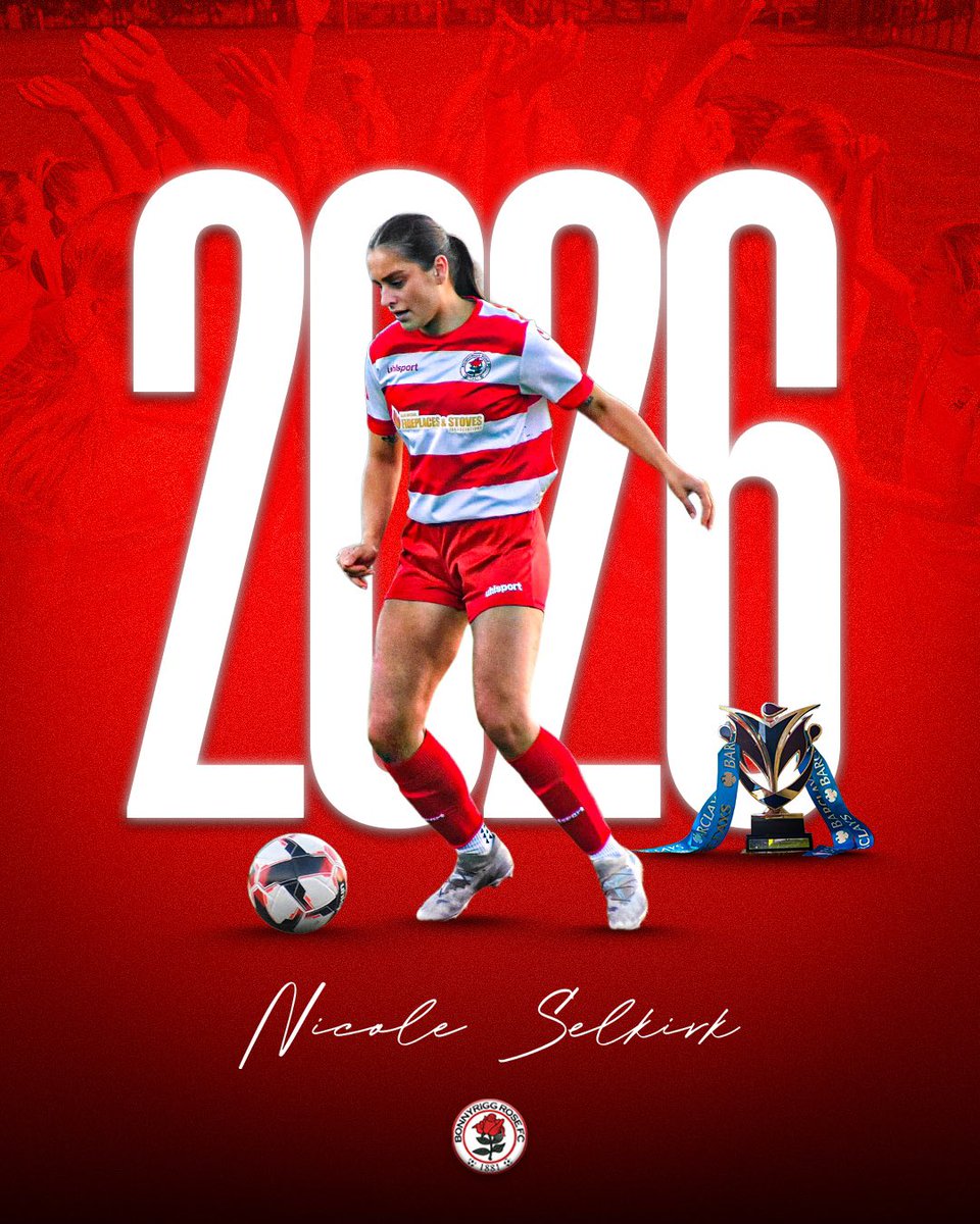 ✍🏻 We’re delighted to announce that <a href="/NicoleSelkirk/">nicole</a> has committed to the club for next season

A rock at the heart of the Rose defence all season, Goal of The Season winner and a League winners medal, not a bad campaign at all 😮‍💨

We’re delighted that Nicole will be with us next