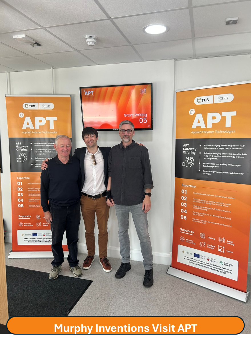 APT Applied Polymer Technologies (@apt_ireland) on Twitter photo We were delighted to welcome Murphy Inventions to <a href="/apt_ireland/">APT Applied Polymer Technologies</a>, <a href="/TUS_ie/">Technological University of the Shannon</a> recently. Thank you to the Murphy Inventions team for visiting – we look forward to what the future holds! #apt #tuspolymer #EUinmyregion #researchAndDevelopment #MurphyInventions #innovation #sustainability We were delighted to welcome Murphy Inventions to <a href="/apt_ireland/">APT Applied Polymer Technologies</a>, <a href="/TUS_ie/">Technological University of the Shannon</a> recently. Thank you to the Murphy Inventions team for visiting – we look forward to what the future holds! #apt #tuspolymer #EUinmyregion #researchAndDevelopment #MurphyInventions #innovation #sustainability