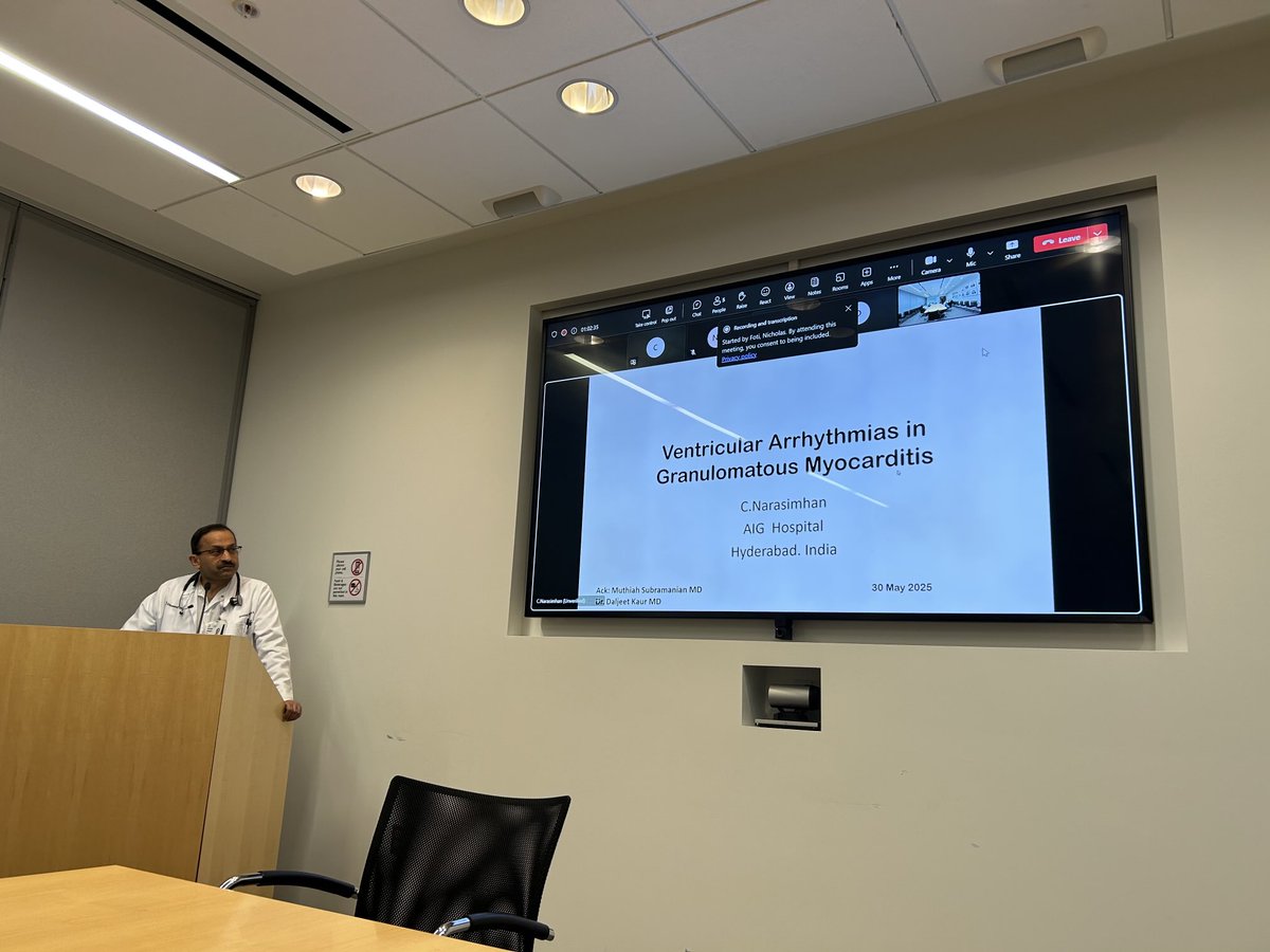 Pasquale Santangeli (@dr_santangeli) on Twitter photo ā¦<a href="/MandeepBhargava/">Mandeep Bhargava</a>ā© introducing Dr. Calambur Narasimhan for an outstanding guest lecture on VT in granulomatous myocarditis - ā¦<a href="/CleClinicHVTI/">Cleveland Clinic Heart, Vascular & Thoracic</a>ā© International VT Conference ā¦<a href="/MandeepBhargava/">Mandeep Bhargava</a>ā© introducing Dr. Calambur Narasimhan for an outstanding guest lecture on VT in granulomatous myocarditis - ā¦<a href="/CleClinicHVTI/">Cleveland Clinic Heart, Vascular & Thoracic</a>ā© International VT Conference