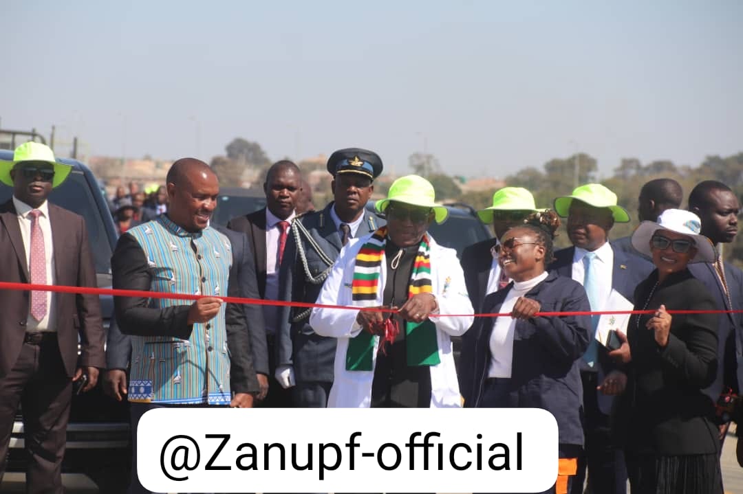 Scenes from official opening of the Trabablas Interchange formerly known as Mbudzi Roundabout in Harare.