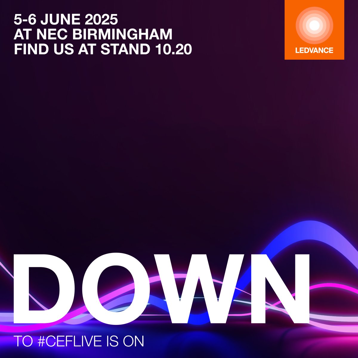 LEDVANCEUK's tweet image. 🎉 Just a few days until we light up CEF Live 2025! Catch us at the NEC Birmingham from 5–6 June and experience our newest lighting innovations firsthand. See you there!

#LEDVANCE #CEFLive2025 #LightingInnovation #CountdownBegins #PowerThroughLight