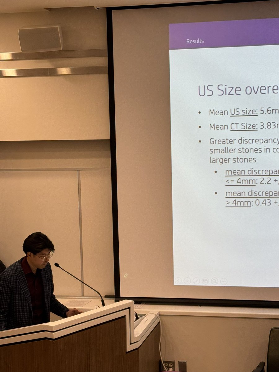 Dr. Kai-Ho Fok presenting at City-Wide Rounds this morning on renal stones and renal transplant outcomes. Thank you Dr. Fok for sharing your research! #CityWideRounds #RenalHealth 🪨🩺