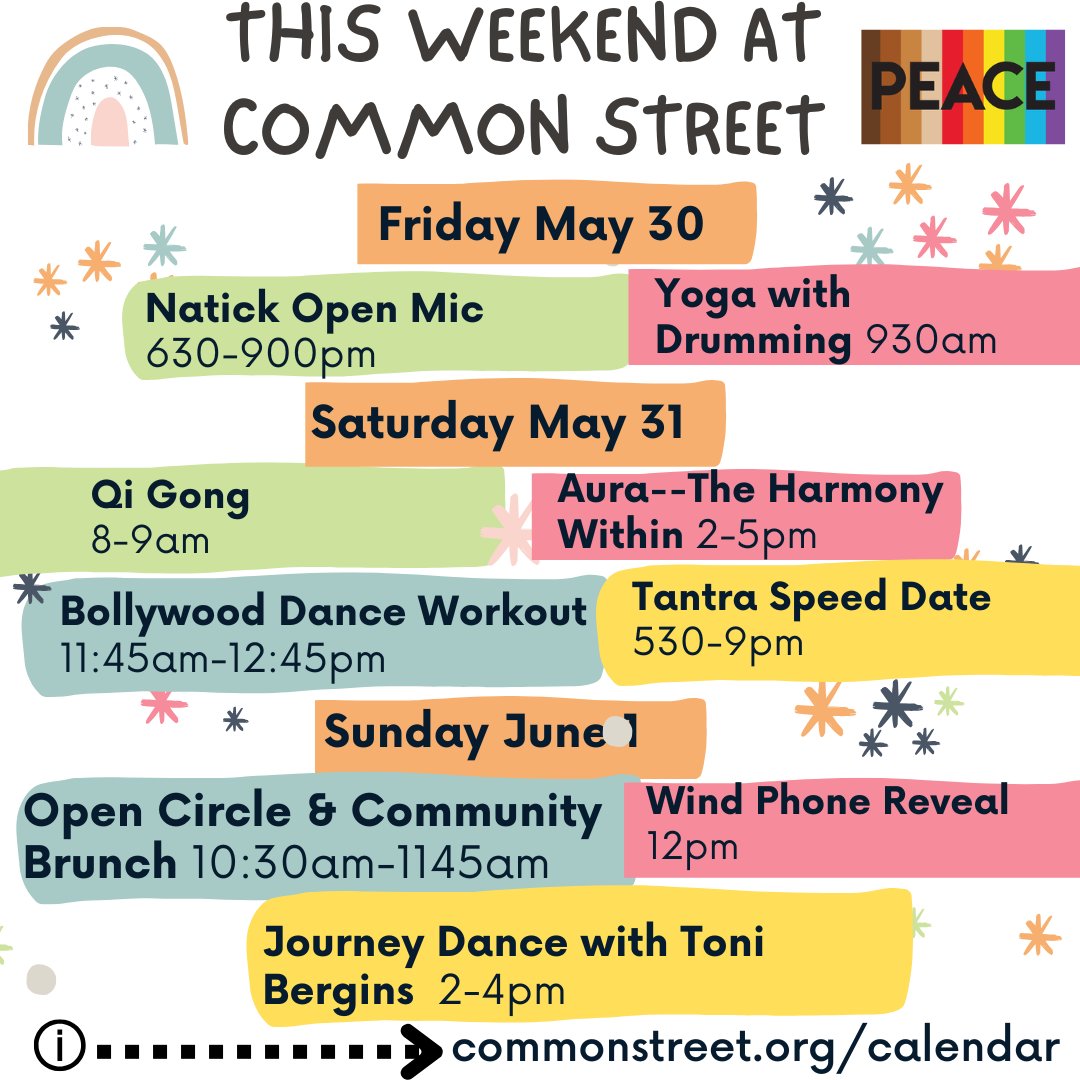 This Wknd @ Common Street 💫 - mailchi.mp/commonstreet/t…