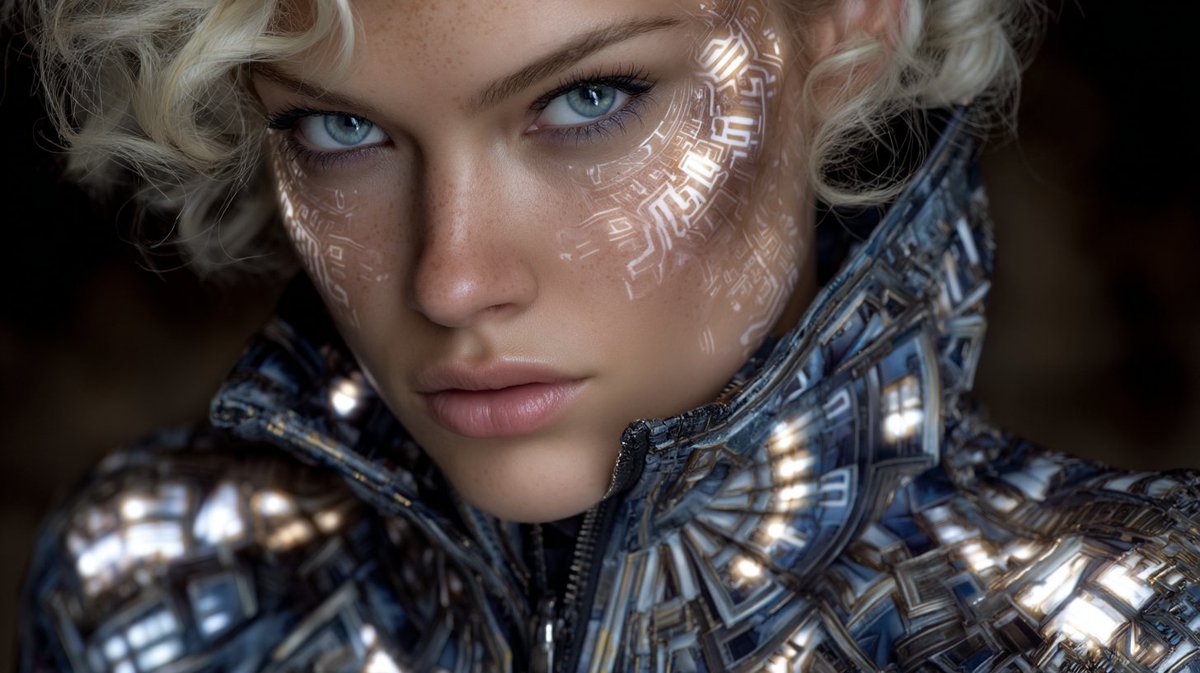 Synth_Cyborg's tweet photo. Her code is ancient. Her stare is final.
#AztecFuture #DigitalElegance #CyberQueen #NeonBloodline https://t.co/LAmkXzfjSI