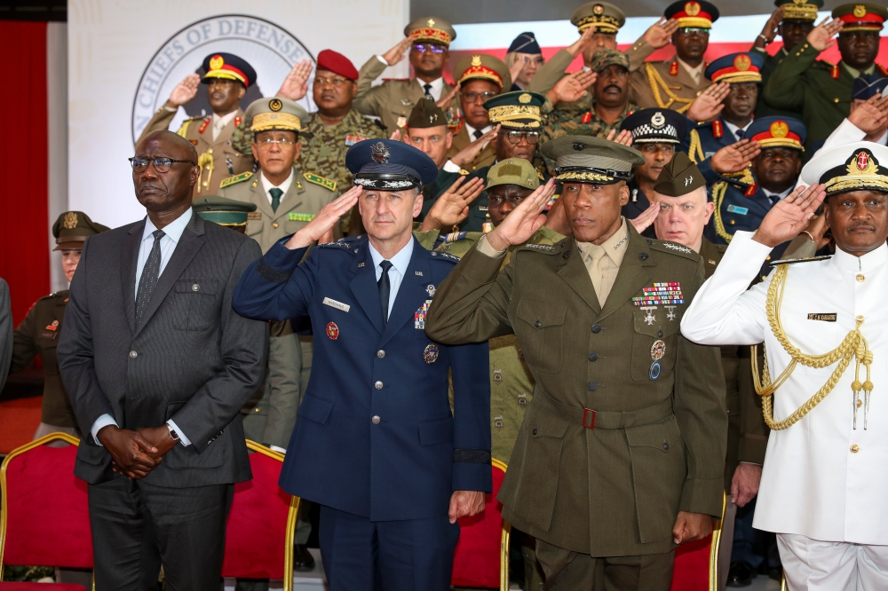 ADFmagazine's tweet photo. African military leaders at #ACHOD conference call for unity to confront emerging security threats - https://t.co/h05b3G6NvC via @NewTimesRwanda https://t.co/CTZmZb9Lb9