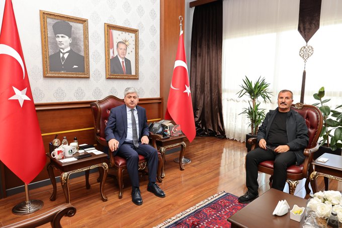 Sakarya Valisi Rahmi Doğan, Nuri Kılınç’ı Kabul Etti