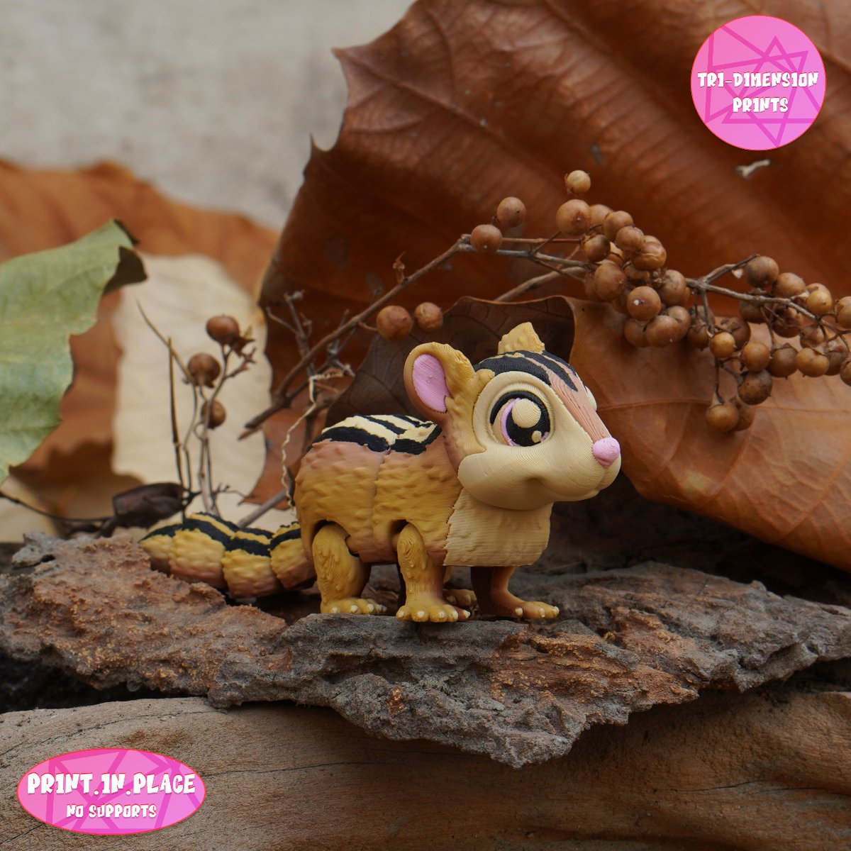 prints35833's tweet photo. Cute Flexi Chipmunk Now Available In @Cults3D 

STL LINK :- https://t.co/mWRDu8yChy

#3DPrinting #3dprint #3dprintedrat #cults3d #3dprinted #3dstl #flexichipmunk #chipmunk #dog https://t.co/RwiHnpWzDu