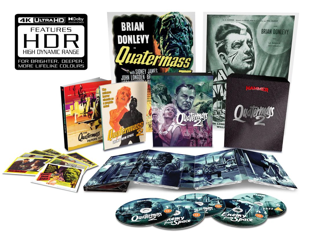Dawn of The Discs (@dawnofthediscs) on Twitter photo Quatermass 2 Limited Collector’s Edition is now available to pre-order at <a href="/hammerfilms/">Hammer Films</a>
hammerfilms.com/products/quate…
#Bluray #physicalmedia
#Horror #HorrorCommunity #FilmCommunity #MovieNight #Bluray #4K #4KBluray #4KUltraHD
#DVD #VHS #physicalmedia #physicalmediaforever Quatermass 2 Limited Collector’s Edition is now available to pre-order at <a href="/hammerfilms/">Hammer Films</a>
hammerfilms.com/products/quate…
#Bluray #physicalmedia
#Horror #HorrorCommunity #FilmCommunity #MovieNight #Bluray #4K #4KBluray #4KUltraHD
#DVD #VHS #physicalmedia #physicalmediaforever