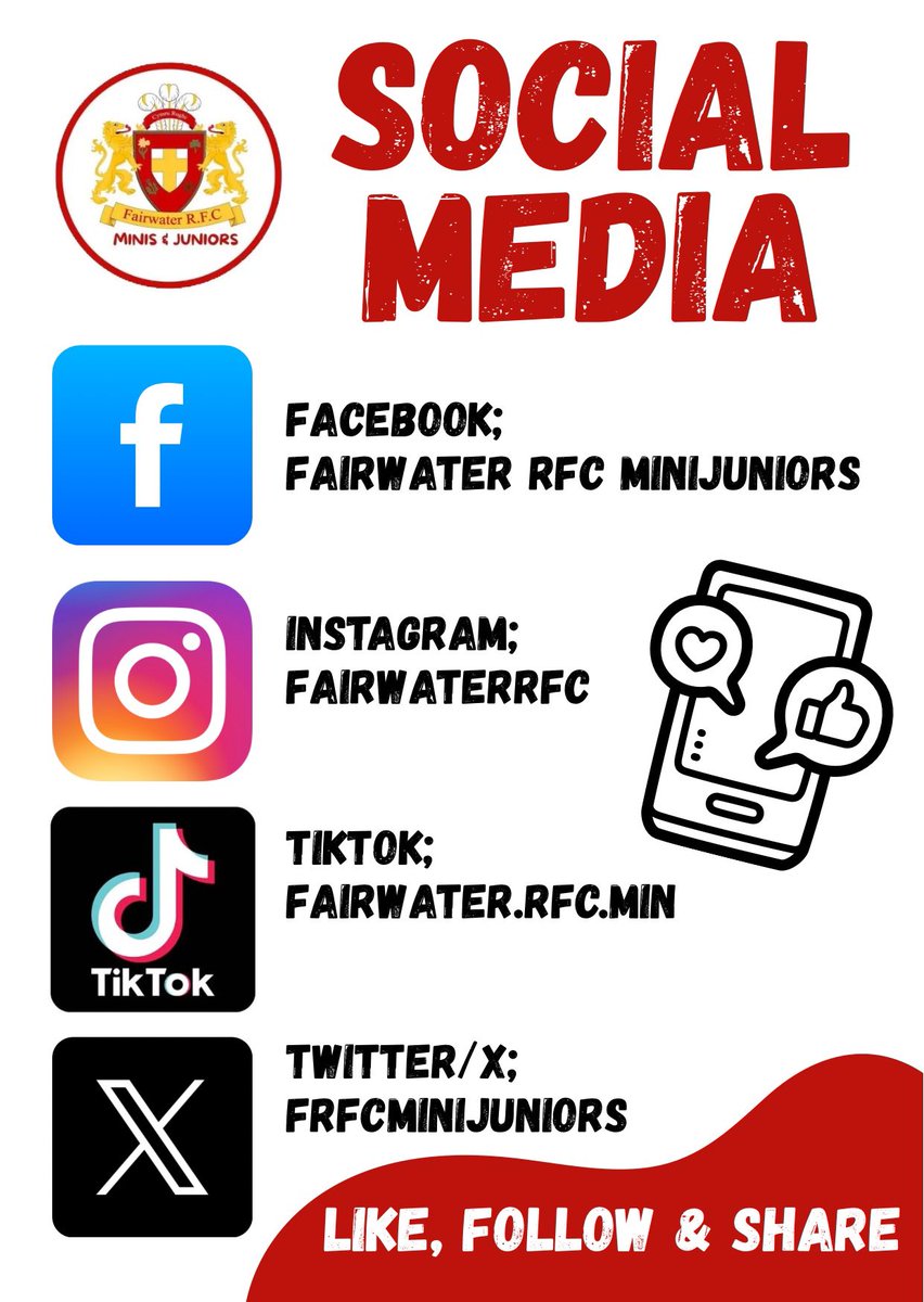 At <a href="/FairwaterRFC/">Fairwater RFC</a>, we are so proud of all our players &amp; love to celebrate their achievements. We’ve increased our social media platforms to expand our audience so we can continue to showcase our teams, events &amp; community club.

Please feel free to follow our pages, like and share.