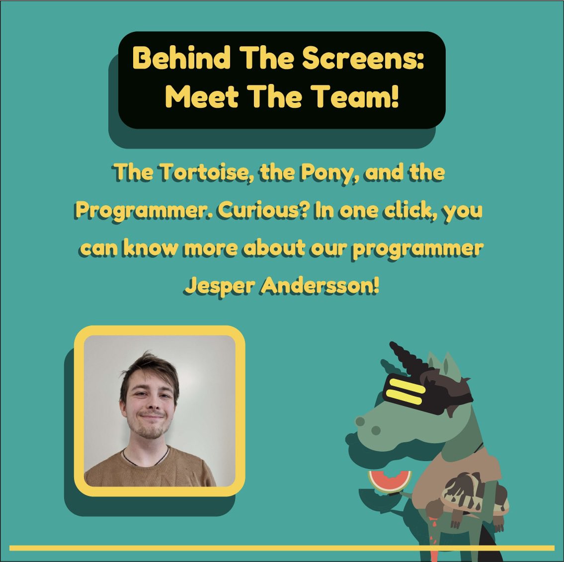 Programmer Jesper Andersson helps bring Scratch The Cat to life - one bug fix and boss battle at a time 🎮💥

What excites him most? 
“Playing the levels once they're finished! I'm also looking forward to working on more bosses [...].”

👀 flatponies.com/news/behind-th…

#gamedev