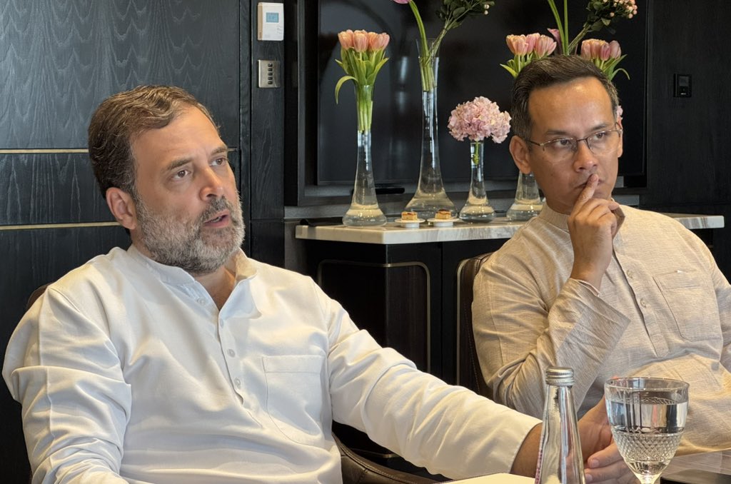 Winston Peters (@newzealandmfa) on Twitter photo The Minister met India’s Leader of the Opposition, Rahul Gandhi.
They discussed NZ & India’s democratic systems and recent developments in both countries.
Mr Gandhi was accompanied by Gaurav Gogoi, Deputy Leader of Congress in the Lok Sabha.
<a href="/RahulGandhi/">Rahul Gandhi</a>
<a href="/GauravGogoiAsm/">Gaurav Gogoi</a>
🇮🇳 The Minister met India’s Leader of the Opposition, Rahul Gandhi.
They discussed NZ & India’s democratic systems and recent developments in both countries.
Mr Gandhi was accompanied by Gaurav Gogoi, Deputy Leader of Congress in the Lok Sabha.
<a href="/RahulGandhi/">Rahul Gandhi</a>
<a href="/GauravGogoiAsm/">Gaurav Gogoi</a>
🇮🇳