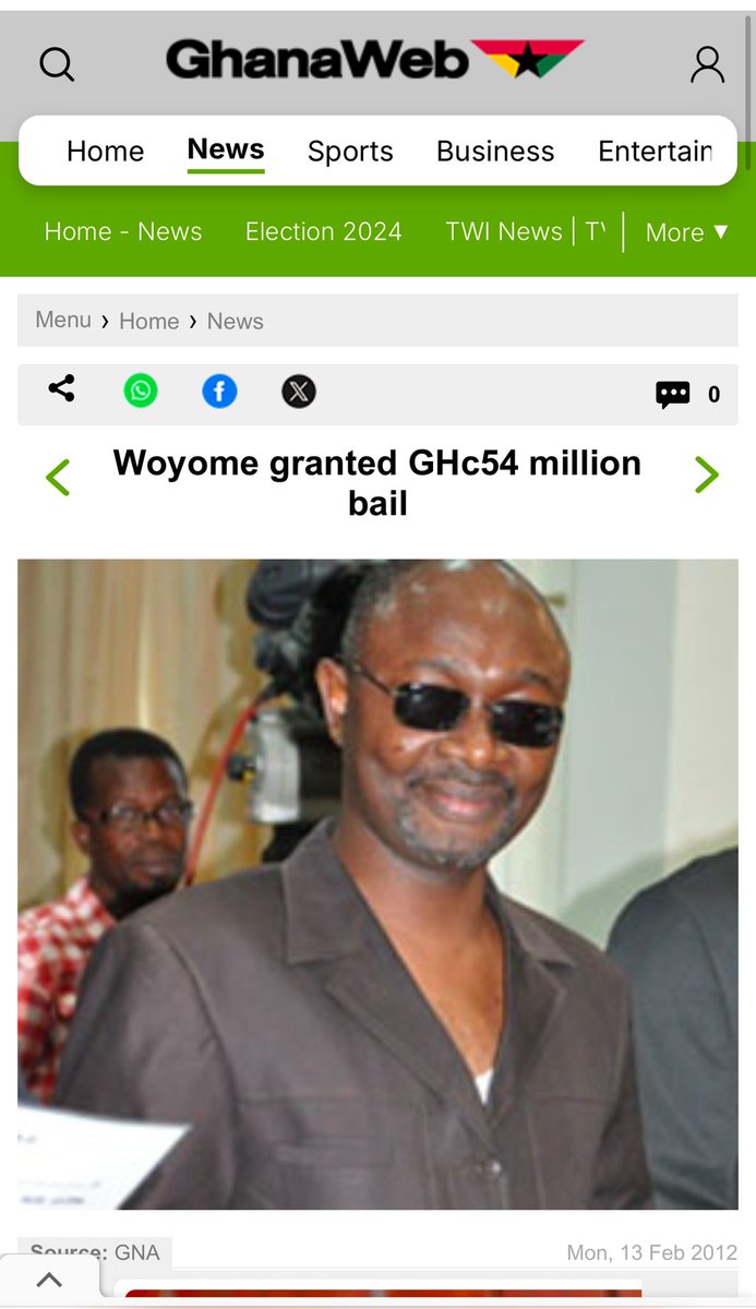 If your name starts with WO and you go to court, bail starts from 50 Million Upwards

Wontumi Bail Accra Ghana