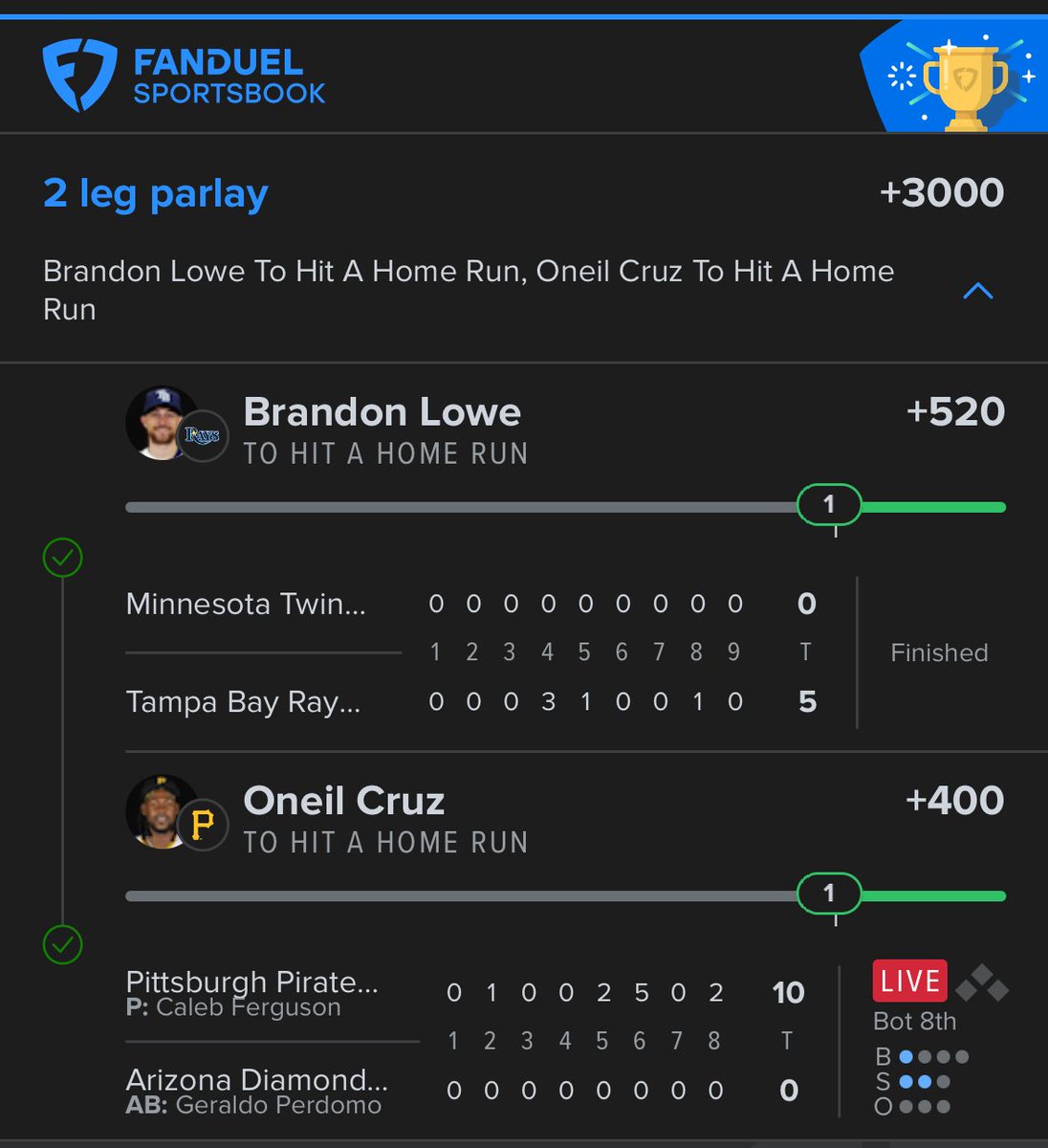 BetWithRed's tweet image. Locked in with @guapzayy and he cashed us on my first two days 🤙🏾