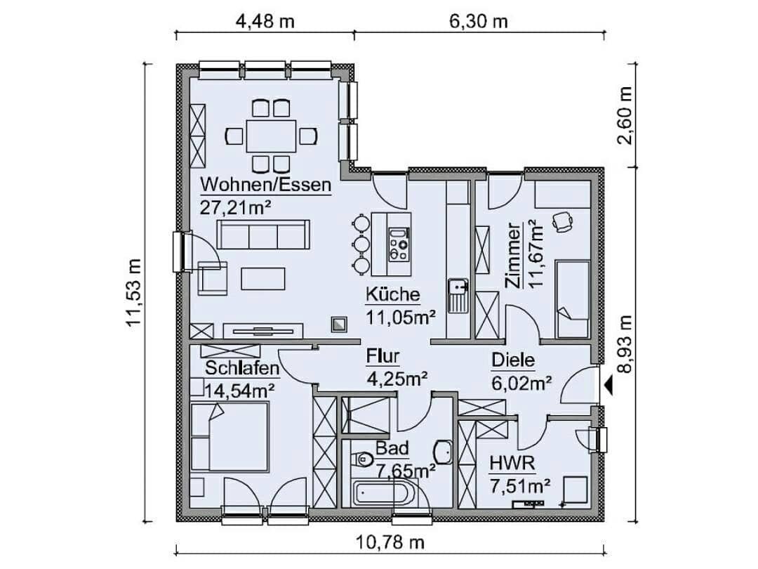 Bungalow Haus SH 90 WB / ScanHaus Marlow 

hausbaudirekt.de/haus/bungalow-…

#haus #hausbau #bauen #eigenheim #architecture #interiordesign #design