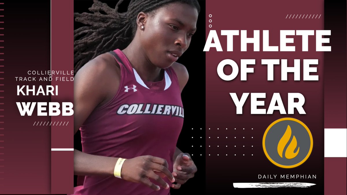 ICYMI:  COLLIERVILLE'S KHARI WEBB REPEATS AS DAILY MEMPHIAN TRACK AND FIELD ATHLETE OF THE YEAR
📰 gochsdragonsgo.com/news/102755

#GoDragonsGo